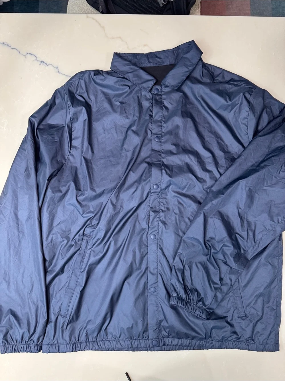 Lululemon Coaches Jacket dark blue/gray XL